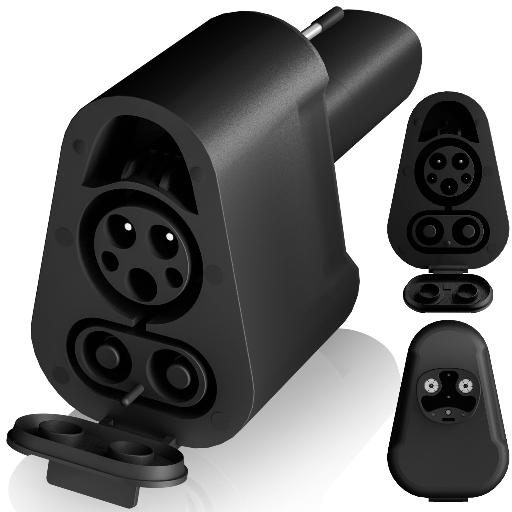 Photo 1 of EVPEIWE 2 in 1 CCS & J1772 to Tesla Adapter, 250A DC/80A AC Fast CCS1 to Tesla Charging Adapter for Model 3/Y/S/X/Cybertruck, Compatible with Level 1 2 3 Charging Stations with CCS1& J1772 Plug