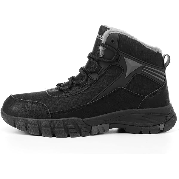 Amazon.com | FUHUBB Mens Snow Boots Winter Shoes Slip On  display picture 2