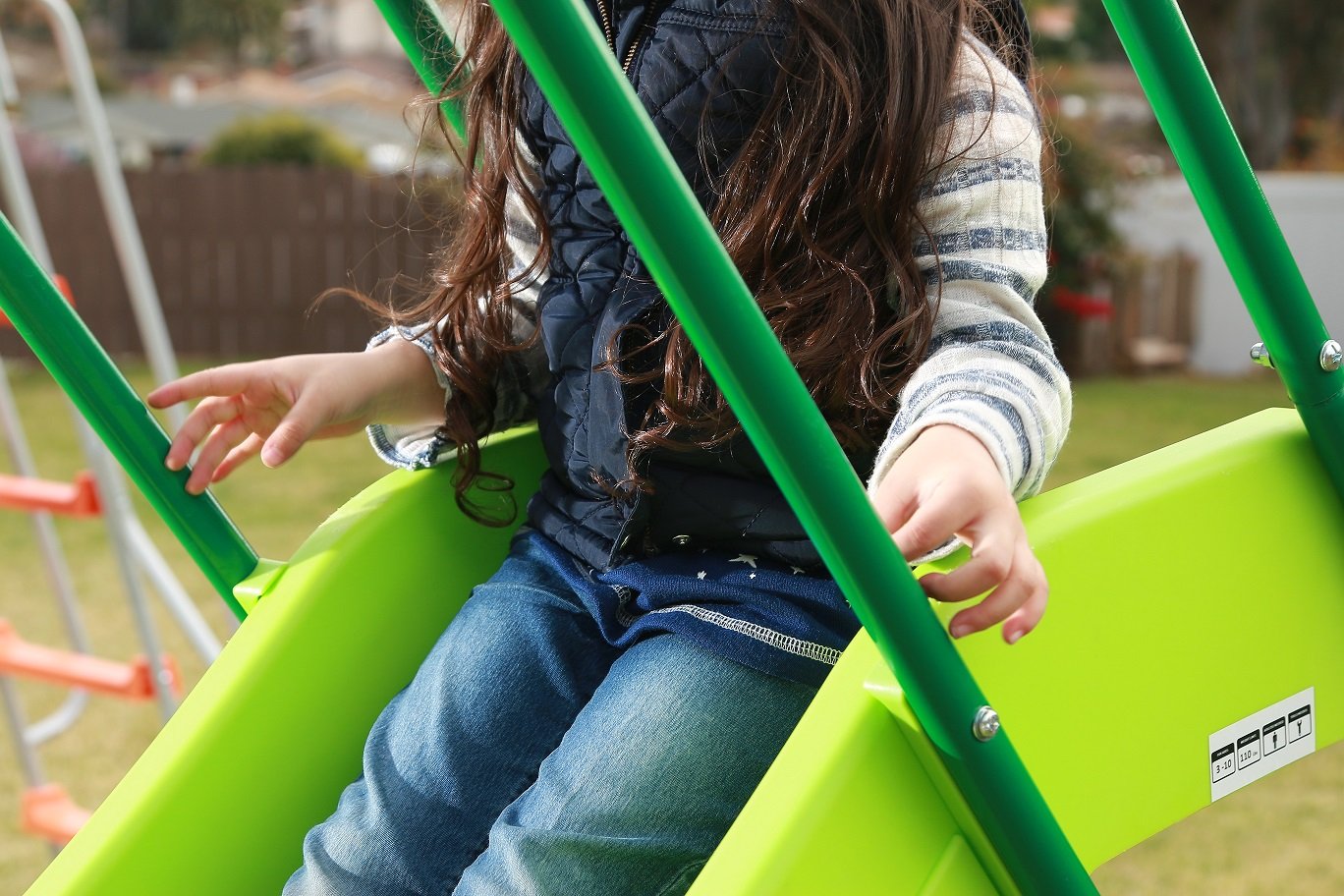 SLIDEWHIZZER Kids Play Outdoor Playground Slide; 8FT Freestanding