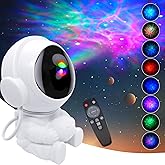Astronaut Galaxy Projector LED Night Lights for Kids,Nebula Ceiling Lamp Star Light Nightlight Kids for Room Deco with Timer and Remote