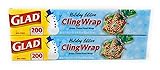 Glad Holiday Cling Wrap Plastic Wrap - Green