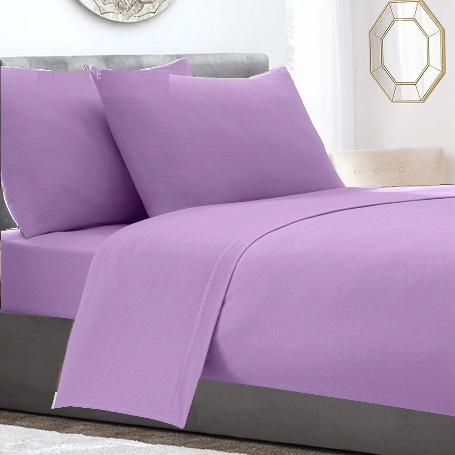 Tim's Textiles Extra Deep Fitted Bed Sheets 16"/40 cm Mercerized Poly