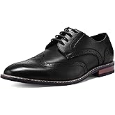MERIDOS Men's Dress Shoes Formal Business Classic Lace Up Wingtip Oxford Shoes