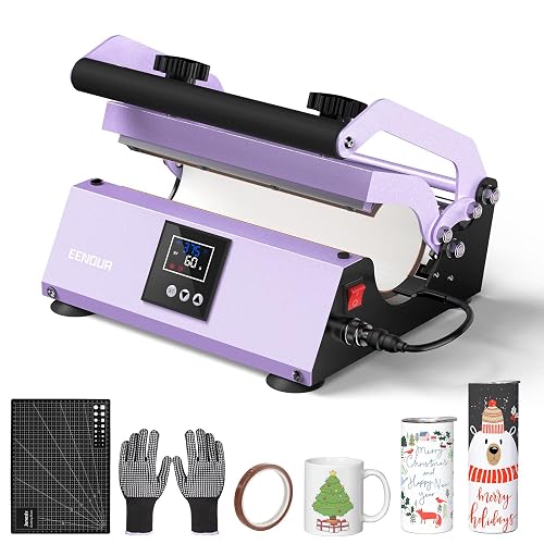 EENOUR Tumbler Heat Press Machine - Mug Press Heat Up Fast & Even ...