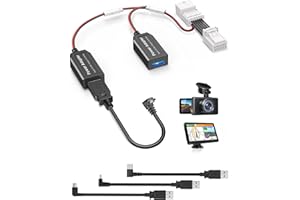 PIXELMAN Dash Cam Power Adapter,(12P Type C)Fit Toyota Corolla/RAV4/Tacoma/Camry/4Runner/Tundra/Sienna,Lexus GX460/LX570/ES/GS/NX/RX/UX,Connect Lane Assist,Power Adapter Charging Cable for GPS Dashcam Camera