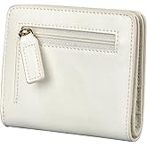 Itslife Women's Rfid Blocking Small Compact Bifold Leather Pocket Wallet Ladies Mini Purse with id Window (Waxed Cream)
