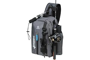 yuzhiyuan Small Fishing Bag with Rod Strap, Portable & Lightweight, Fish Small Tackle bag – Fits Tackle Boxes & Gear,Move Freely, Cast Smoothly - Fishing Gifts for Men