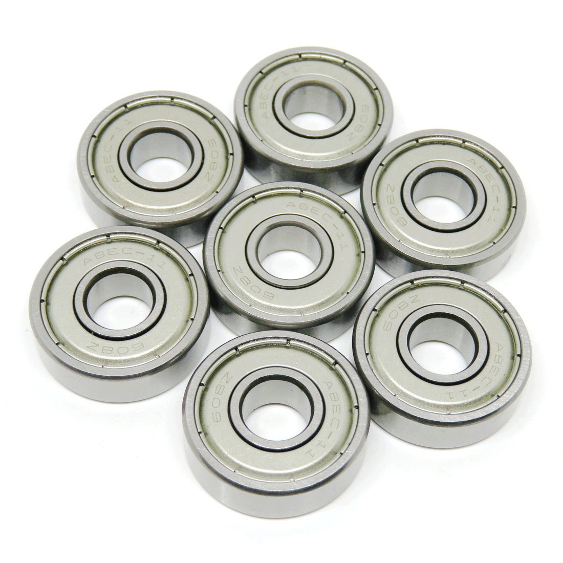 ZOTY 608ZZ ABEC11 Skateboard Bearings Inline Skate Ball Bearing 8x22x7mm Pack of 8 pcs Skates