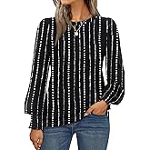 AUTOMET Long Sleeve Shirts Womens Pleated Business Casual Blouses with Smocked Cuffs