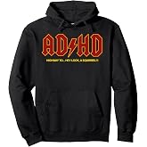 ADHD funny Hey Look a SQUIRREL ADHD Pullover Hoodie