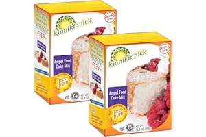 Kinnikinnick - Angel Food Cake Mix - Gluten Free, Allergy Friendly Cake Mix - 15.9 oz. Boxes - 2 Pack