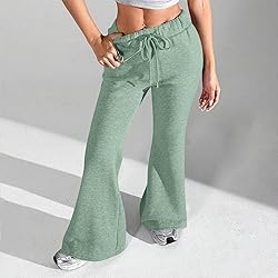 Flared Sweatpants Woman,Wide Leg Yoga