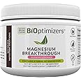 BiOptimizers Magnesium Breakthrough Drink Raspberry Lemonade - 8 Forms of Magnesium: Glycinate, Malate, Citrate, and More - N