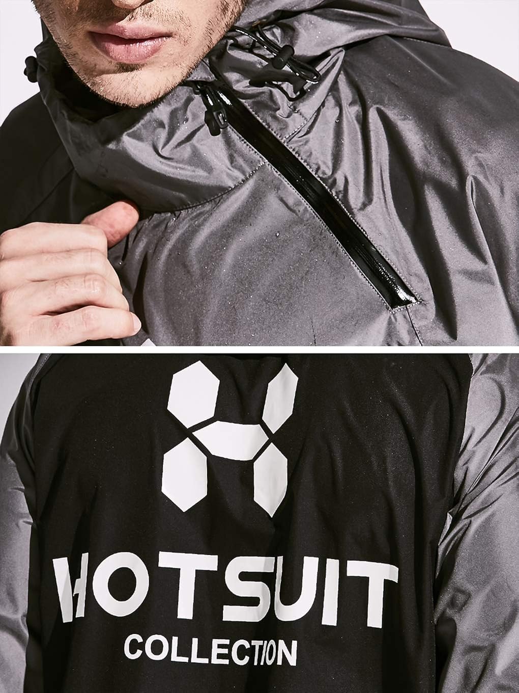 HOTSUIT Sauna Suit for Men Sweat Sauna Jacket Pant Gym Workout Sweat Suits : Clothing