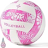 Saretas Volleyball Soft Beach Volleyball - Official Size for School, Indoor, Outdoor and Play Game Gym Workout - Play for Girls, Adults and Family.