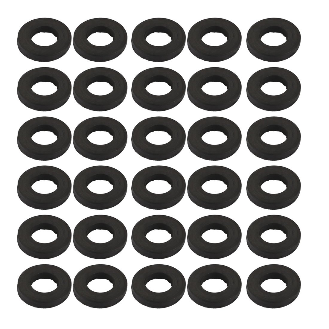 sourcingmap Nitrile Rubber Flat Washers 9mm OD 5mm ID 1.5mm Thickness for Faucet Pipe Water Hose, Pack of 30 — image 1