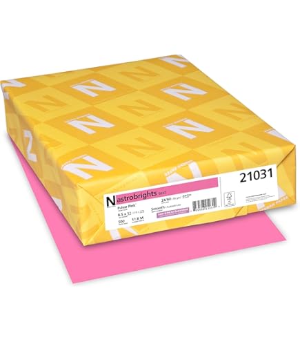 Amazon.com : Neenah Astrobrights Premium Color Paper, 24 lb, 8.5 x