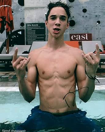 Daniel Seavey Why Don't We Band Shirtless Reprint Signed 8x10 Photo #1