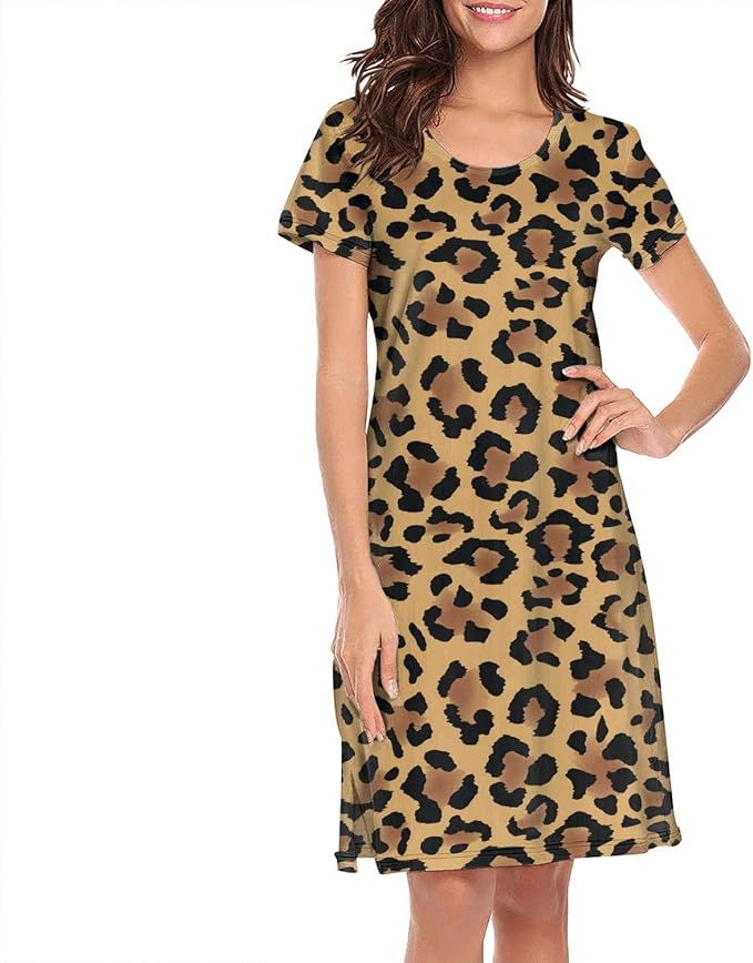 leopard night shirt