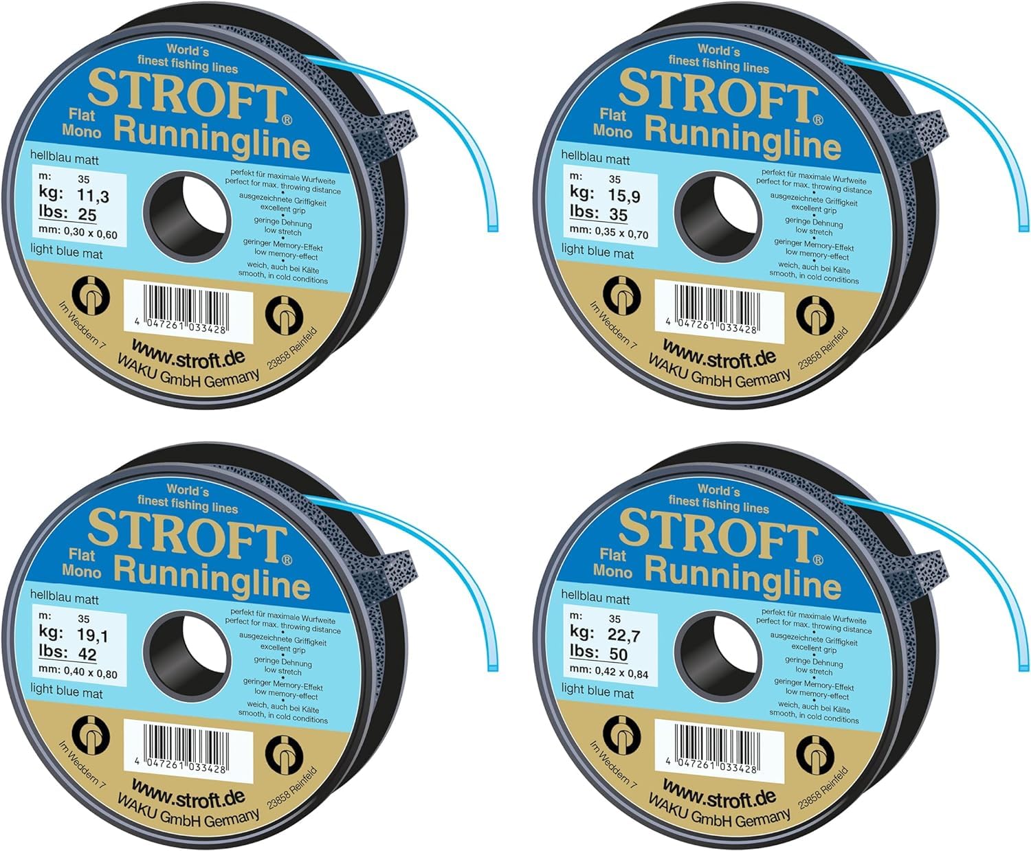 STROFT Runningline Flat Mono (50 lbs)