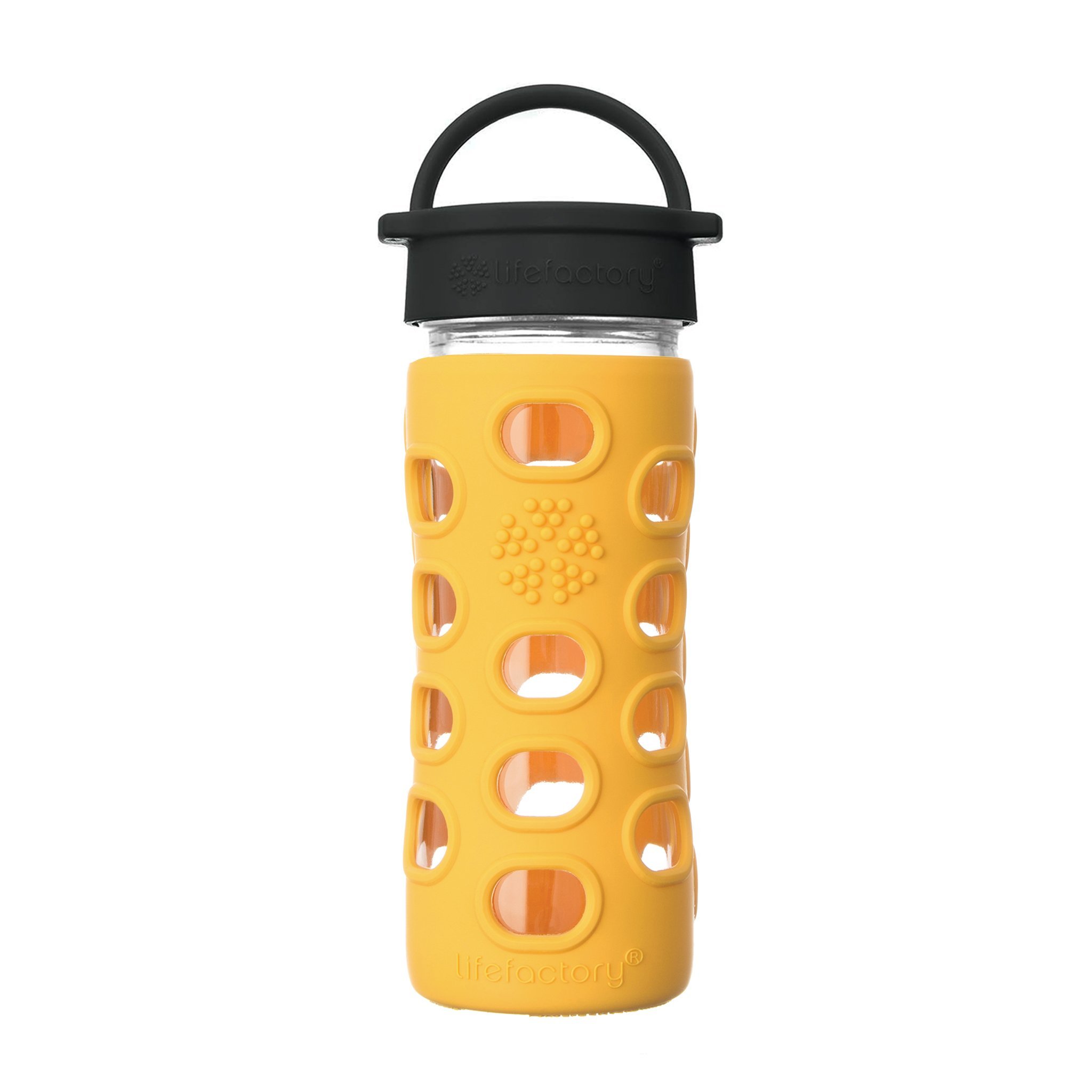 Lifefactory Glass Hydration Bottle Marigold 350 ml — image 1