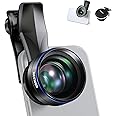 NEEWER 60mm Telephoto Lens with 17mm Thread Phone Lens Clip & 67mm Filter Adapter Ring, 2X Magnification Compatible with iPhone Samsung, LS-41 PRO