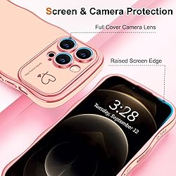 Hython for iPhone 12 Pro Max Case Cute Curly Wave