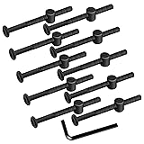 M8 x 100mm Black Flat Head Socket Head Screw