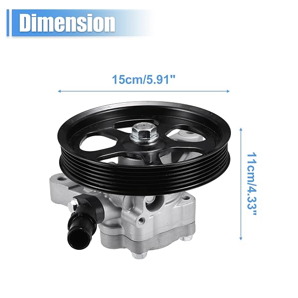 UXCELL POWER STEERING PUMP ASSEMBLY FOR HONDA ACCORD 3.5L V6 2008-2012 FOR HONDA PILOT 3.5L V6 2009-2011 POWER ASSIST PUMP REPLACE NO.56110-RGL-A04/56110R70A11