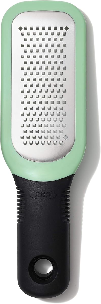 OXO Good Grips Etched Stainless Ginger Garlic Grater Green Spices