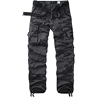 Mesinsefra Men's Cotton Casual Military Army Cargo Camo Combat