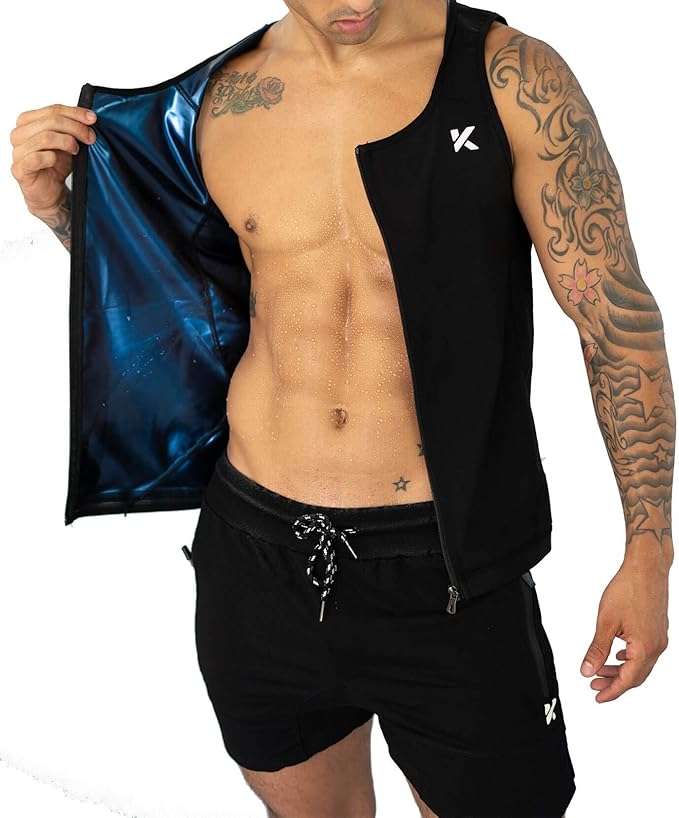 Sweat Workout Shirt UltraThin Extremely Effective Fabric DEYACE Mens Heat Trapping Sauna Sweat