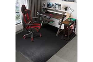 FURKIT Large Chair Mat for Carpet, 46"x 60" Heavy Duty Waterproof Desk Chair Mat for Rolling Chairs, Anti-Slip PVC Gaming Floor Protector, Easy Glide Floor Mat for Work, Home Office