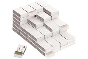 SITROASHO 60 Pcs Blank Matches Containers 2.24 x 1.42 x 0.59 Inches NO Matches White DIY Match Holder with Double-Sided Striker Blank Match Boxes Bulk for Wedding Holiday Birthday Party Favors (60 Pcs)