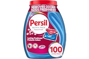 Persil Ultra Pacs Intense Fresh Everyday Clean Laundry Detergent, 100 count