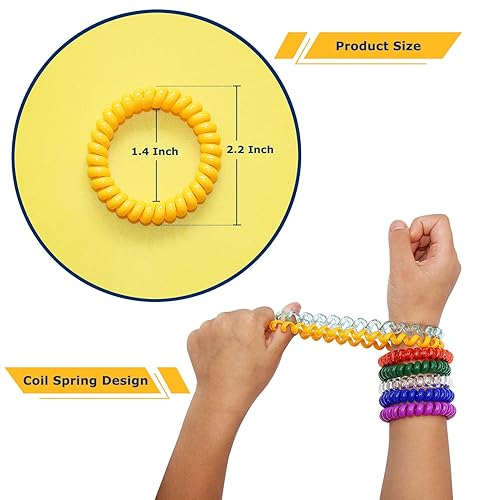 Chew Bracelets for Kids, Sensory Bracelet for Girls Boys Mouth Fidget  Stretchy Coil for Anxiety Autism ADHD, S