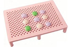 GeryVtee Baking Board for Polymer Clay Stud Earring Application Board for Standing & Painting, Polymer Clay Tool Work with Polymer Clay Earring(Pink)