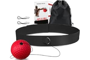 PHOENIX PICCO Boxing Reflex Ball Training Set with Adjustable Headband, Boxing Equipment Punching Ball Great for Reflex, Focus and Hand Eye Coordination, Fun Family Games Gifts