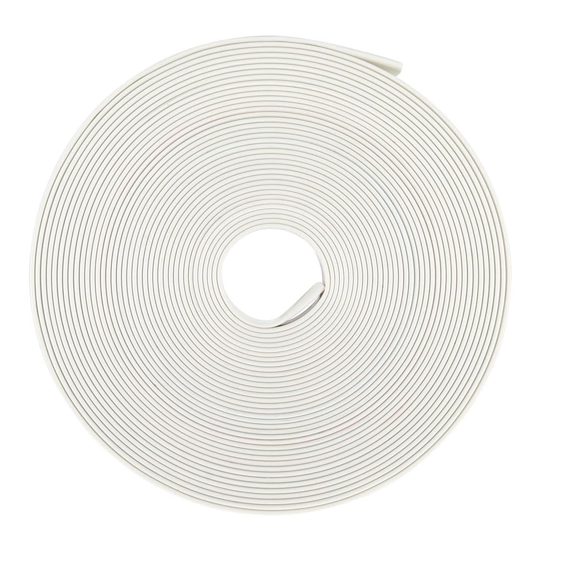 Unifizz Heat Shrink Tubing 13mm Dia 21mm Flat Width 2:1 Ratio Shrinkable Tube Cable Sleeve 5m - White