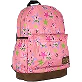 INTIMO Nickelodeon SpongeBob SquarePants Patrick Star School Travel Backpack With Faux Leather Bottom 16"