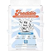 Freddie Low-Waste Laundry Detergent Sheets – Jug Free Format – Pre-Measured Strips – 60 Loads – Unscented for Sensitive Skin