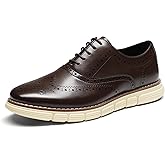 Bruno Marc Men's Crossflex Dress Sneakers Wingtip Derby Casual Oxford Formal Shoes
