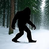 Otoolling 7.4ft Bigfoot Metal Outdoor Decor Big Foot Sasquatch Gifts for Men/Dad/Women, Chimpanzees Silhouette Statues for Yard, Garden, Backyard, Forests, Lawn, Patio, Decorations (Regular Style)