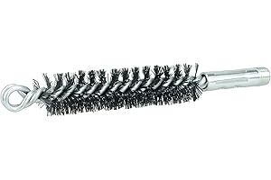 Weiler 44035 1-1/4" Double Spiral Flue Brush, .012 Steel Fill, Made in The USA