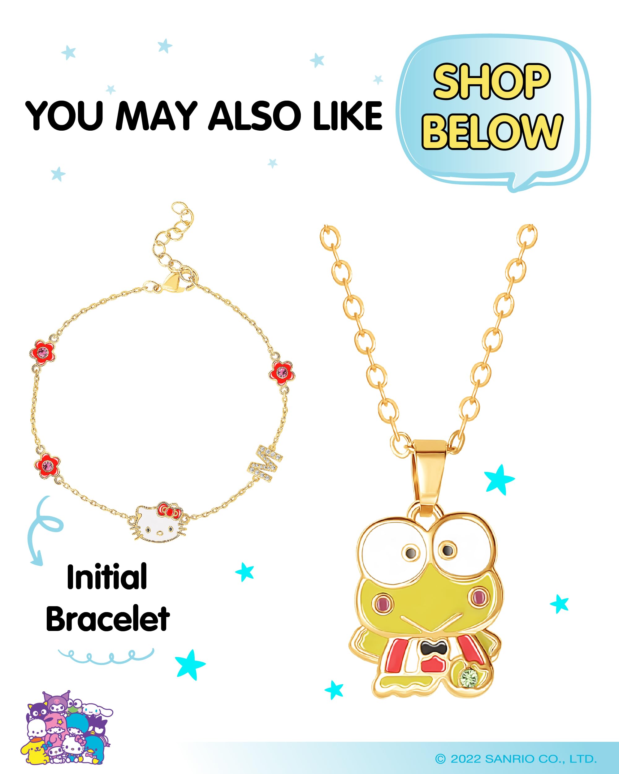 Sanrio Hello Kitty Stud Earrings Pack of 12 Pairs - Official License Hello Kitty and Friends Earrings