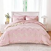 Wowelife Twin/Twin XL Comforter Set for Girls Kids, Twin Bedding Sets for Girls 5 Pieces Pink Gold Glitter Foil Bed in A Bag with Comforter, Flat Sheet, Fitted Sheet, 1 Pillow Sham and 1 Pillowcase | Twin Comforter, pink twin comforter, Twin Bedding Sets, Gold Glitter Bed, 5 Piece Comforter, For Girls Kids