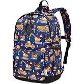 VASCHY Toddler Backpacks Kids, Lightweight Water Resistant Preschool Backpack for Children Boys and Girls w Chest Strap