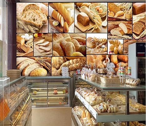 Amazon Co Jp Afashiony カスタム 背景 壁 3d 壁画 朝食 ショップ ベーカリー ケーキ デザート ショップ コーヒー ショップ カジュアル バー レストラン デコレーション 壁紙 150cmx105cm Afashiony Diy 工具 ガーデン