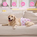 Aomig Reusable Dog Nappies 3 Pcs Absorbent Washable Female Pet Diapers L view 5