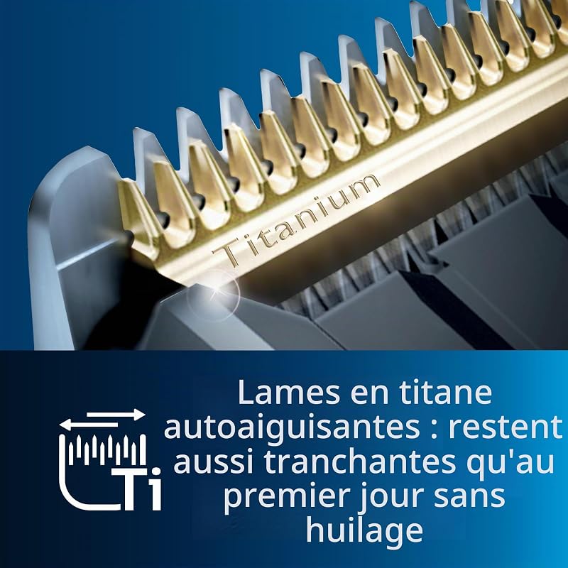 Hair Clipper Série 9000 - Tondeuse à Cheveux avec Interface à Balayage Tactile (Modèle HC9450/20)